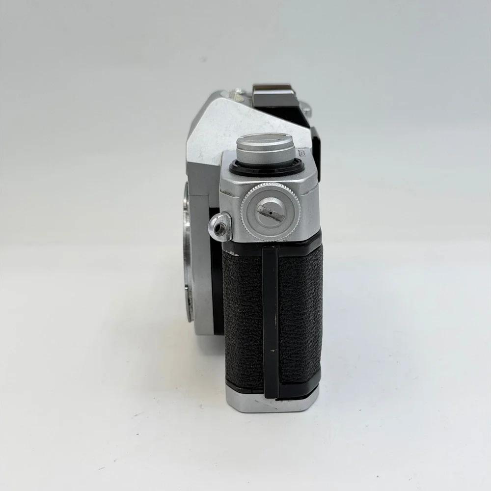Canon TX 35mm SLR Film Camera Body Silver Black Vintage Manual Focus FD Mount